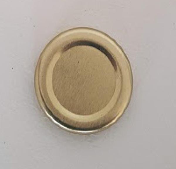 DECKEL METALL FÜR GLAS 50GR.